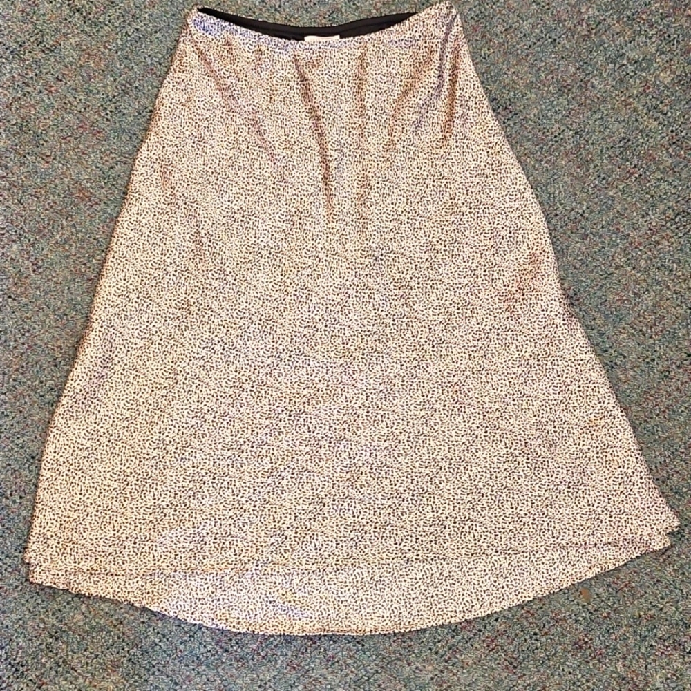 Silky slip skirt soft and feminine